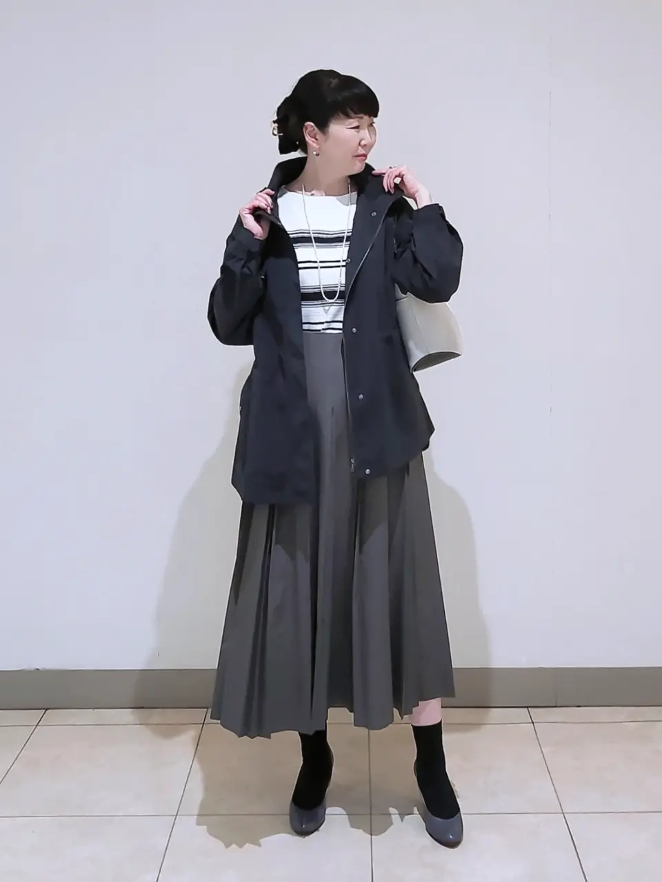 J.PRESS LADIES L スタッフ コーディネート画像