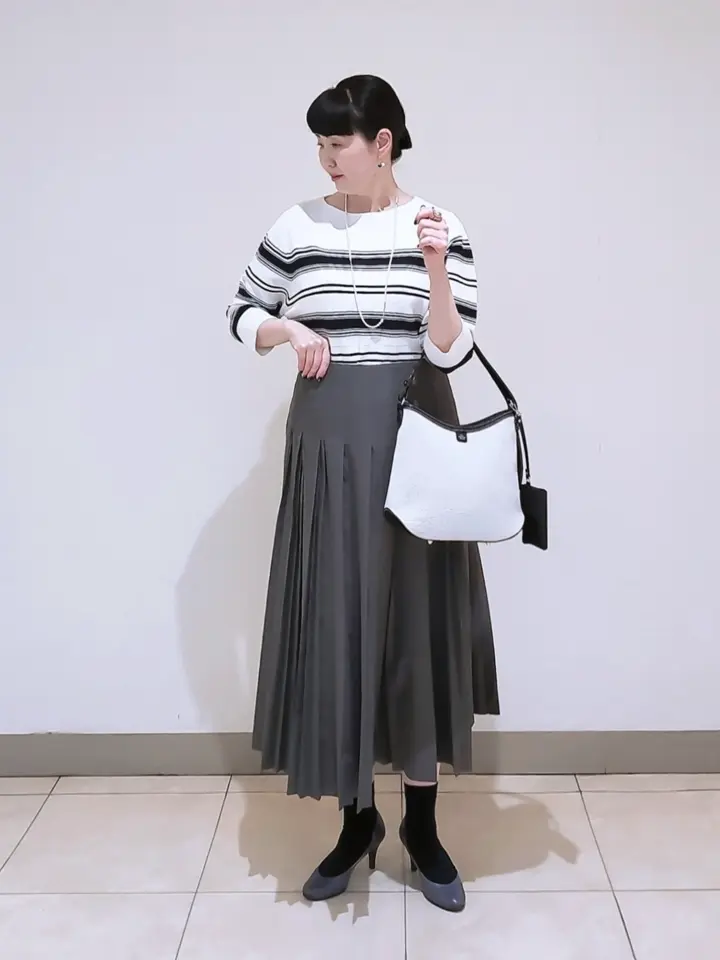 J.PRESS LADIES L スタッフ コーディネート画像