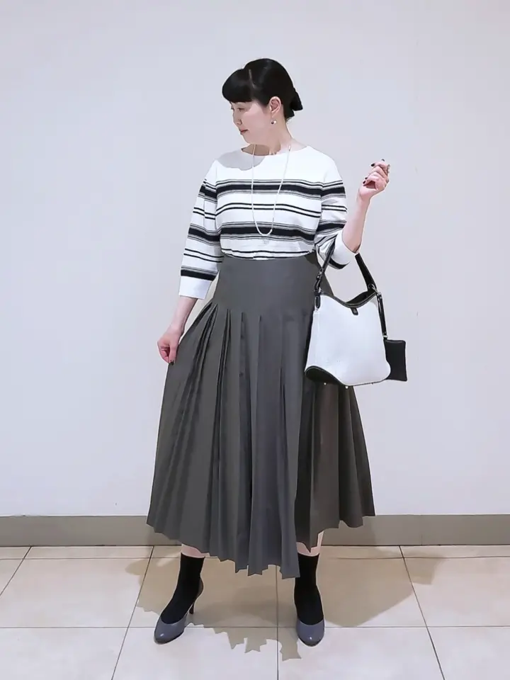 J.PRESS LADIES L スタッフ コーディネート画像