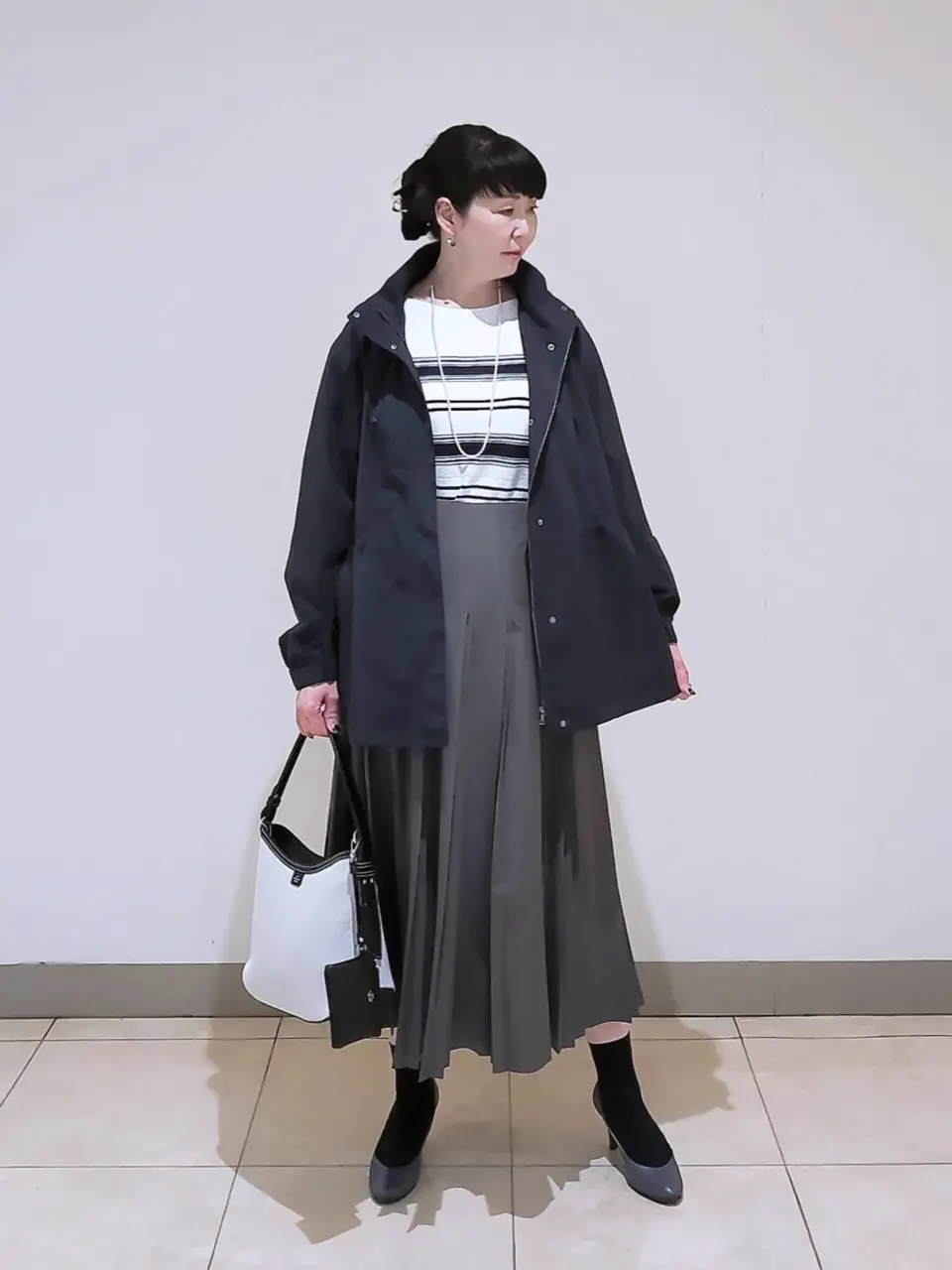 J.PRESS LADIES L スタッフ コーディネート画像