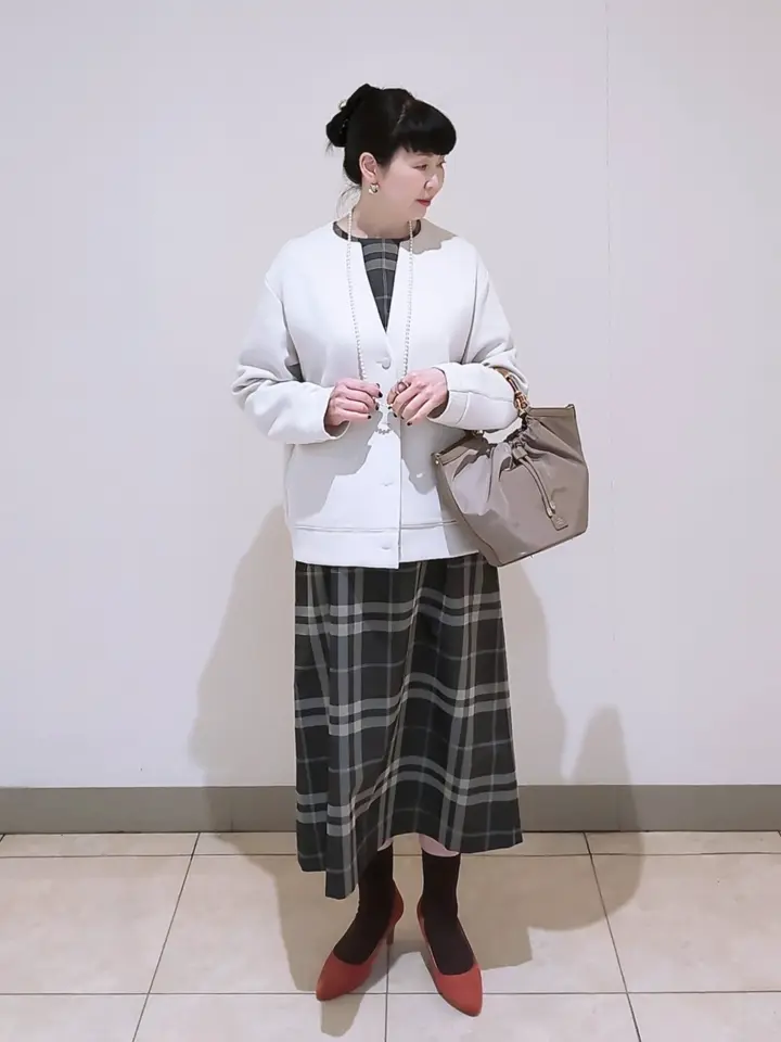 J.PRESS LADIES L スタッフ コーディネート画像