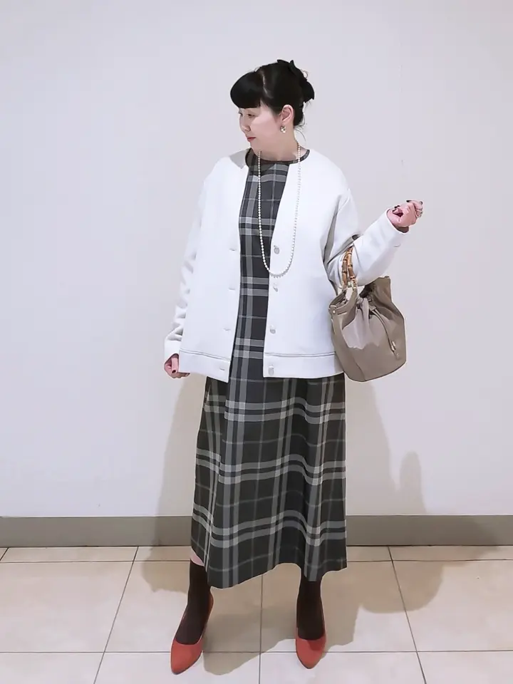 J.PRESS LADIES L スタッフ コーディネート画像