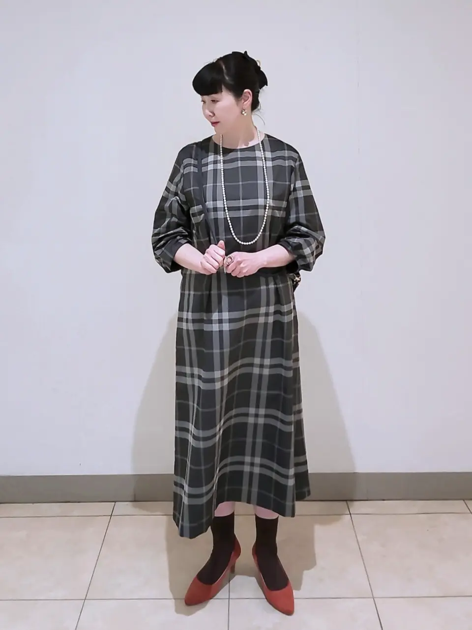 J.PRESS LADIES L スタッフ コーディネート画像