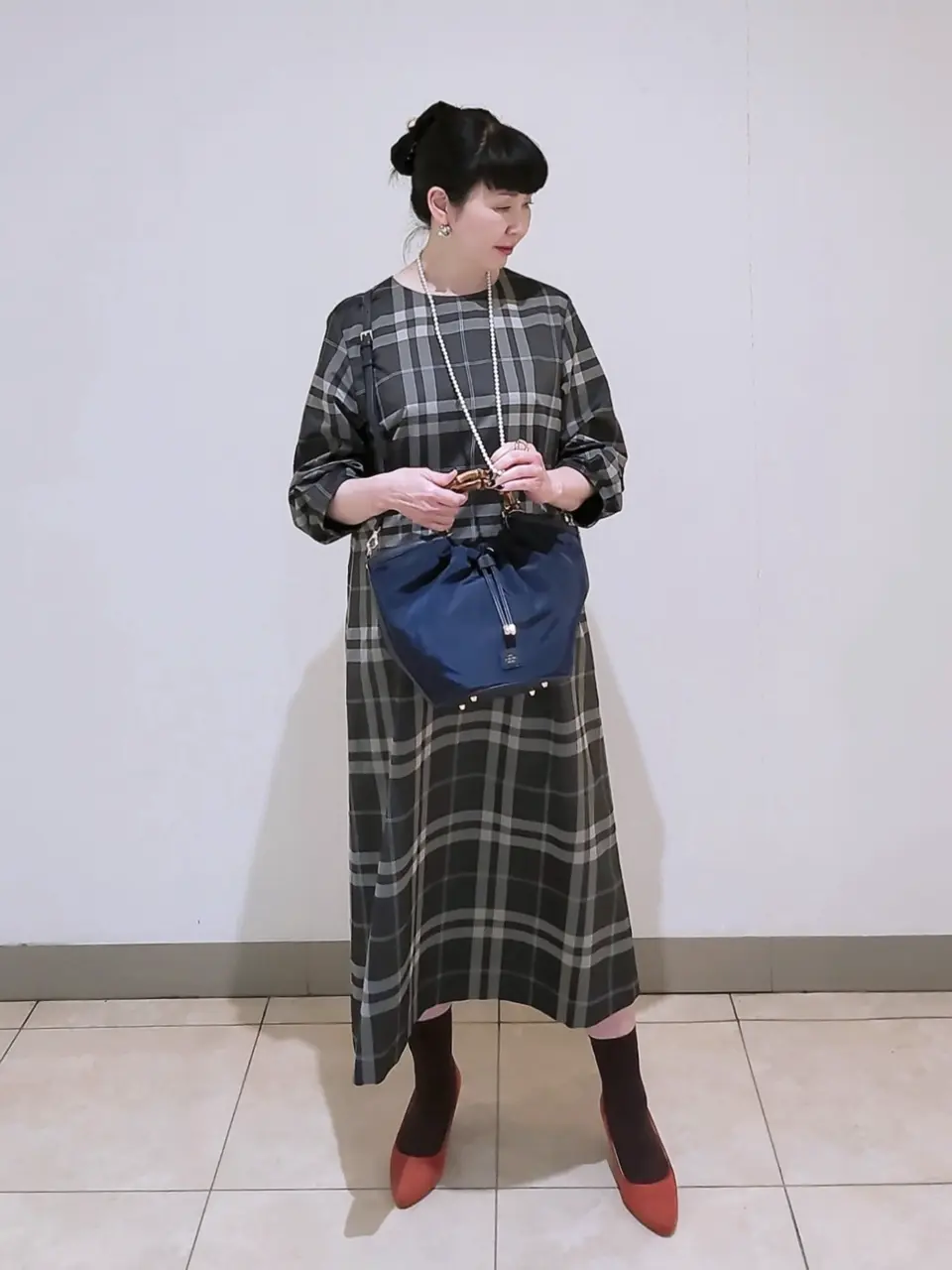 J.PRESS LADIES L スタッフ コーディネート画像