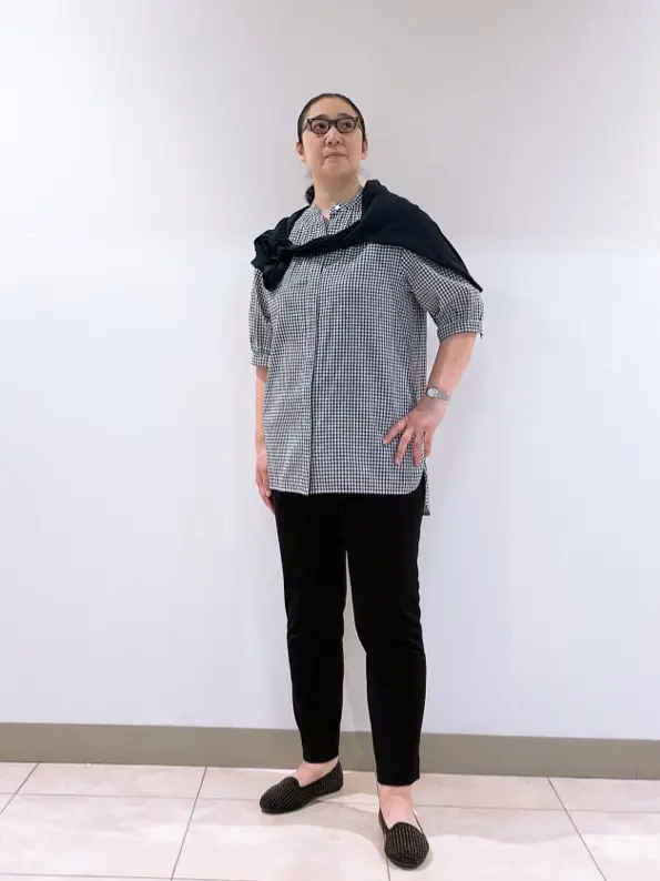 J.PRESS LADIES L スタッフ コーディネート画像