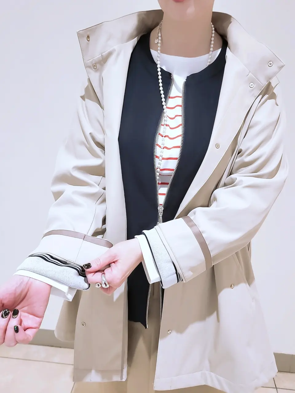 J.PRESS LADIES L スタッフ コーディネート画像