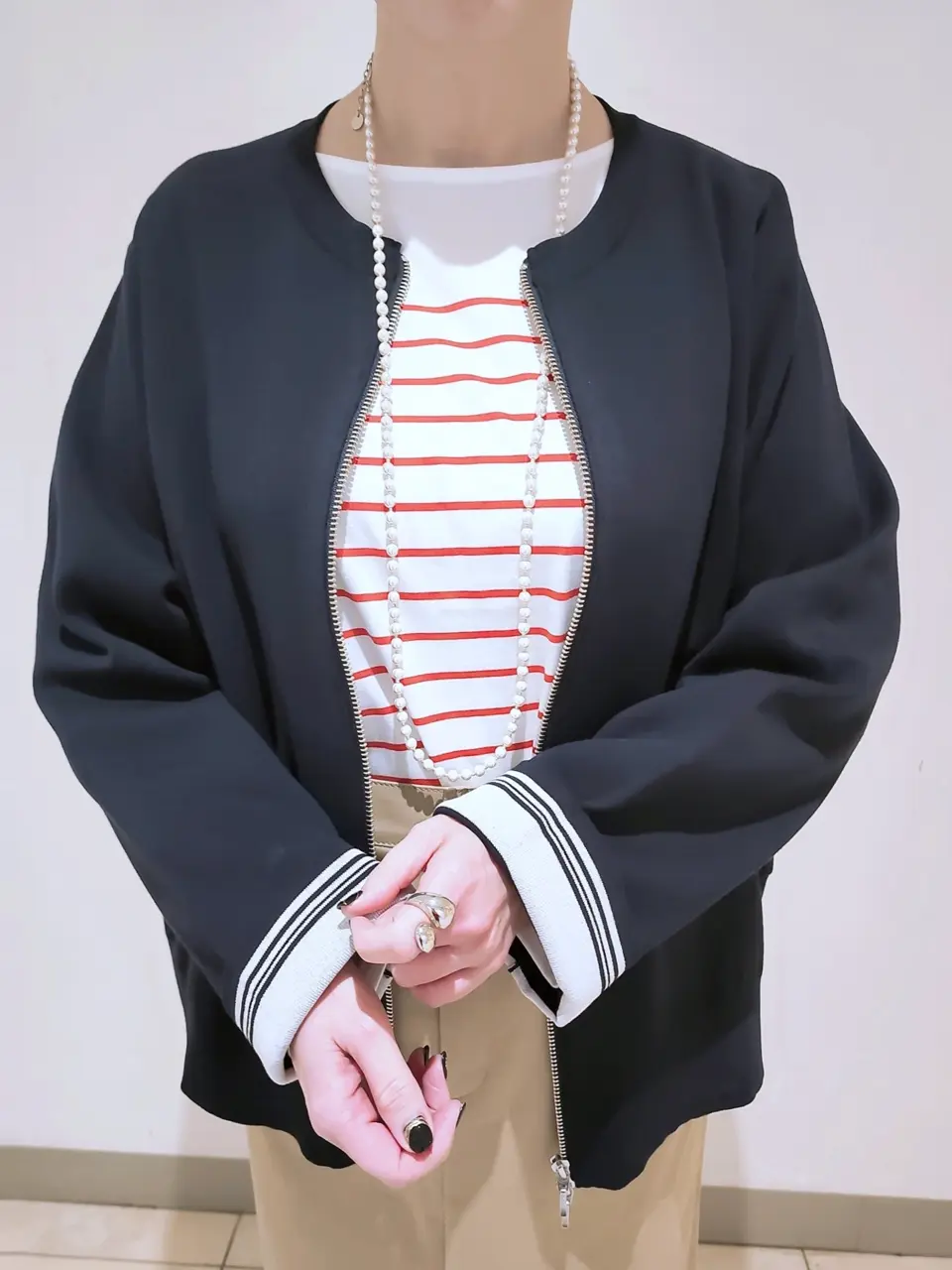 J.PRESS LADIES L スタッフ コーディネート画像