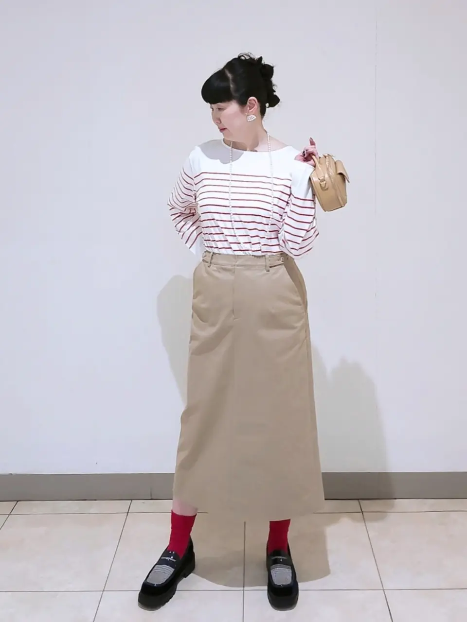 J.PRESS LADIES L スタッフ コーディネート画像