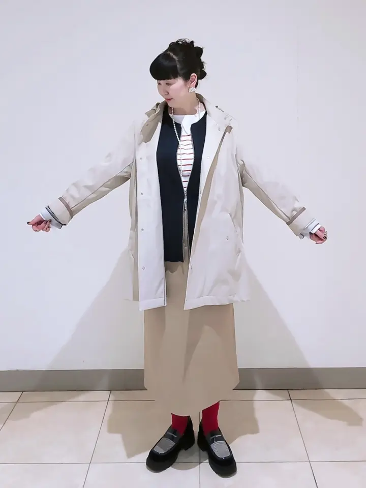 J.PRESS LADIES L スタッフ コーディネート画像