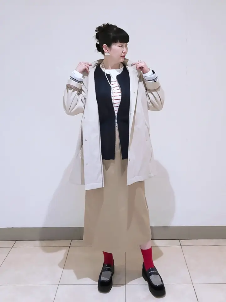 J.PRESS LADIES L スタッフ コーディネート画像