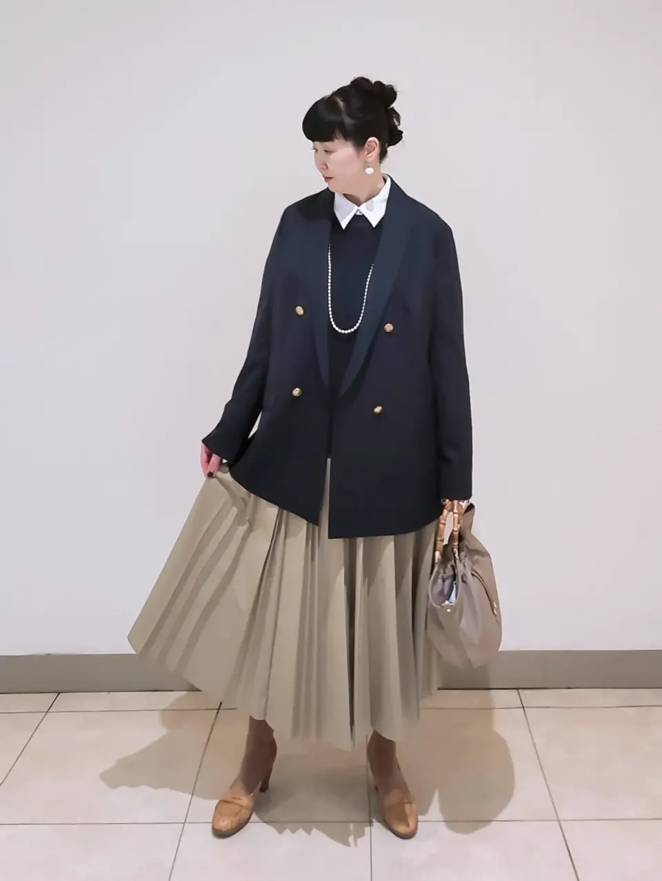 J.PRESS LADIES L スタッフ コーディネート画像