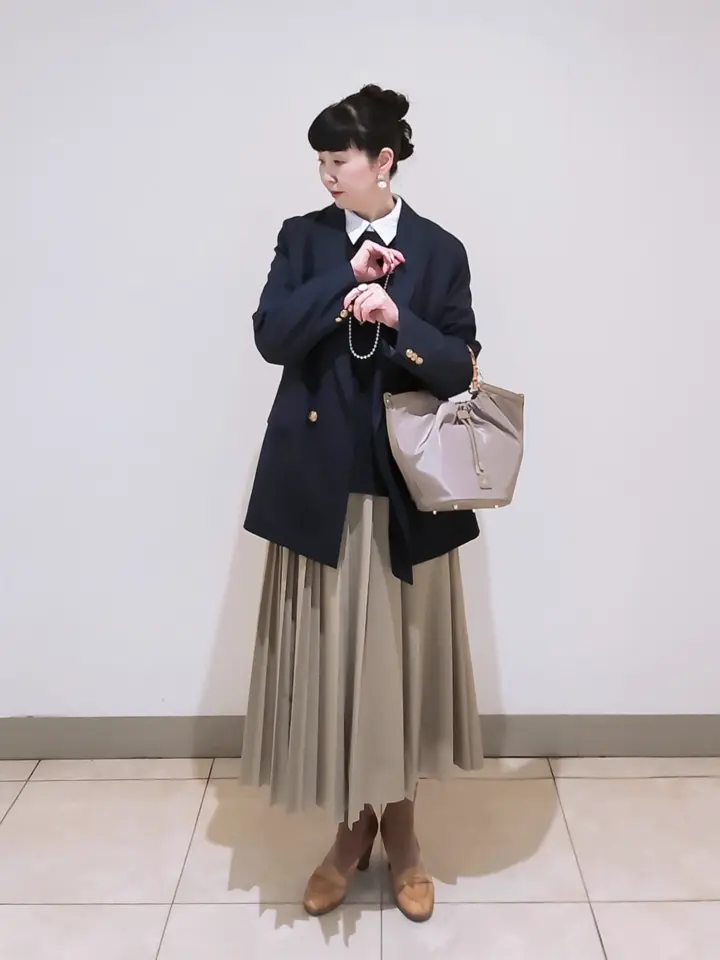 J.PRESS LADIES L スタッフ コーディネート画像