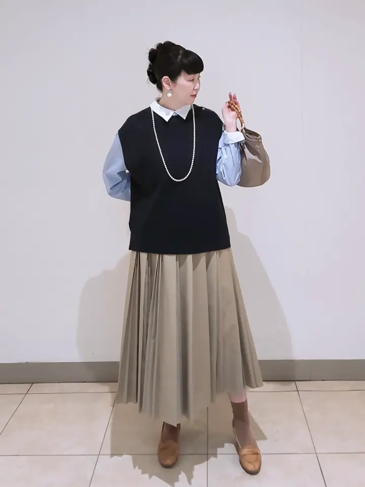 J.PRESS LADIES L スタッフ コーディネート画像