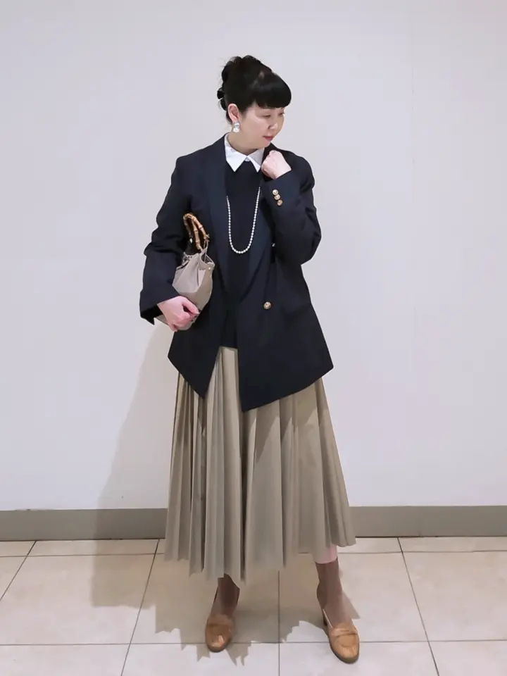 J.PRESS LADIES L スタッフ コーディネート画像