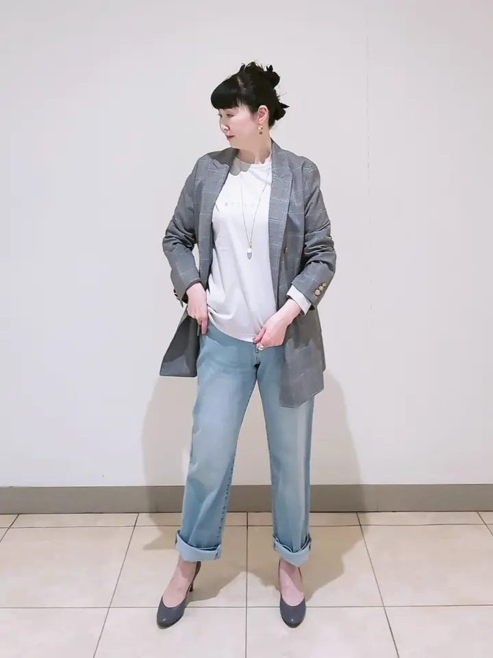 J.PRESS LADIES L スタッフ コーディネート画像