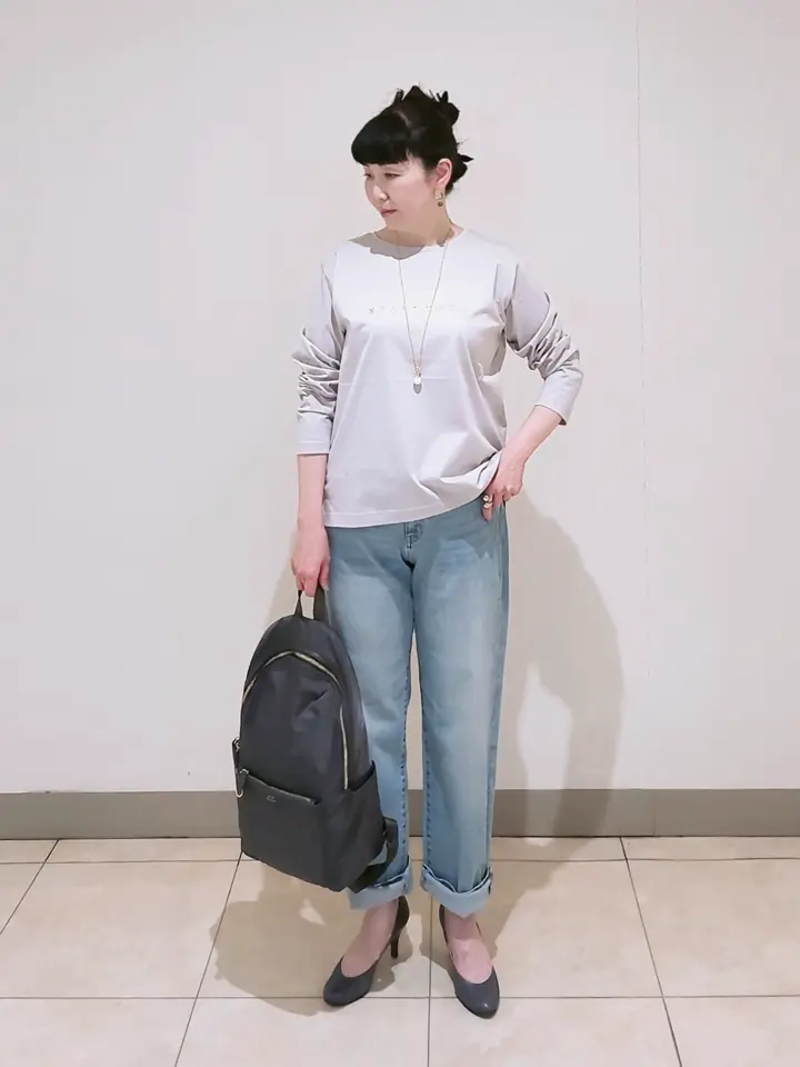 J.PRESS LADIES L スタッフ コーディネート画像