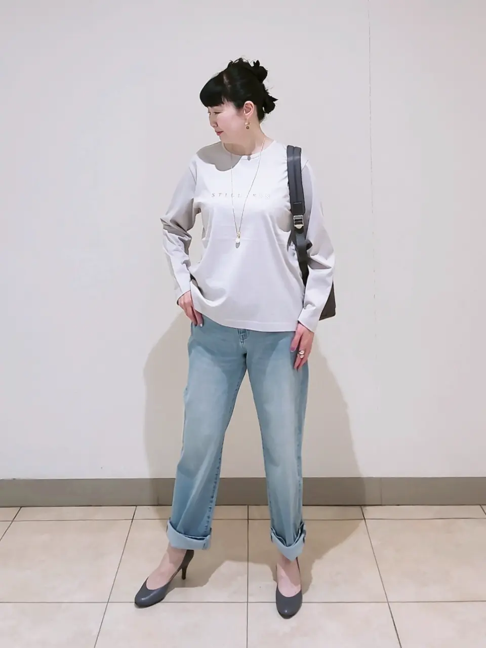 J.PRESS LADIES L スタッフ コーディネート画像