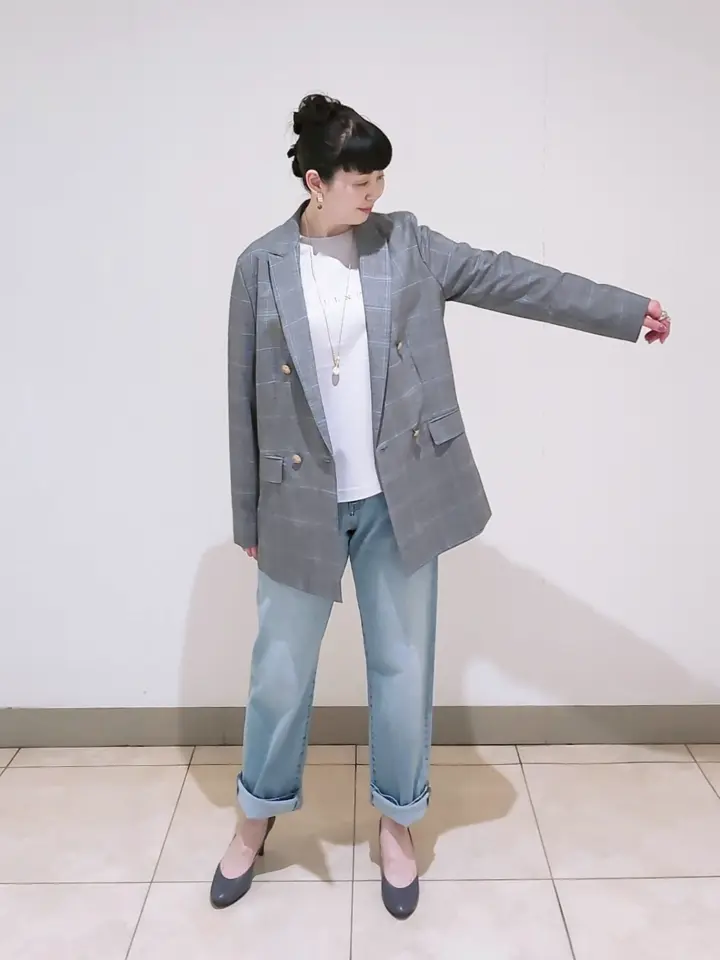 J.PRESS LADIES L スタッフ コーディネート画像