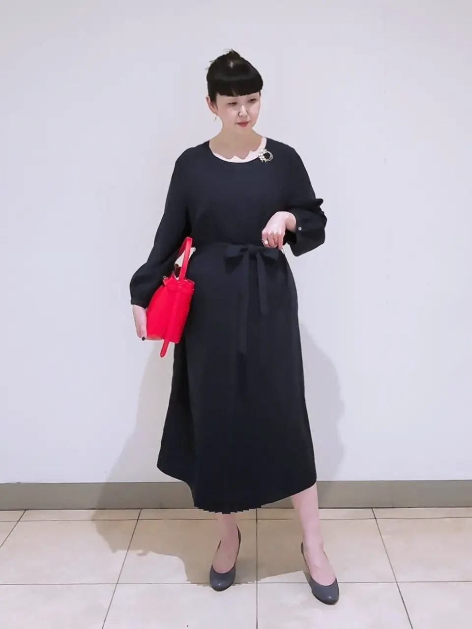 J.PRESS LADIES L スタッフ コーディネート画像