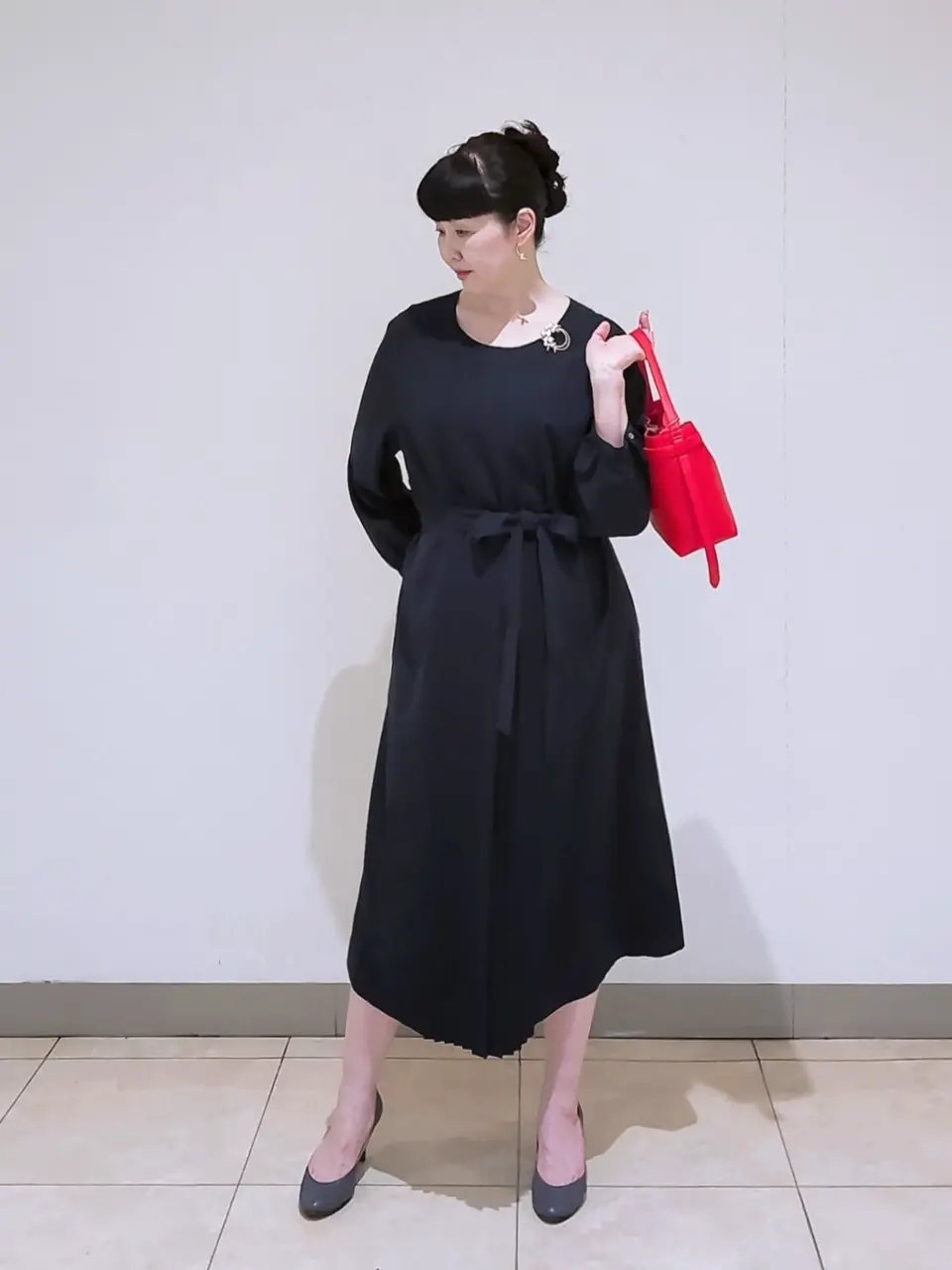 J.PRESS LADIES L スタッフ コーディネート画像