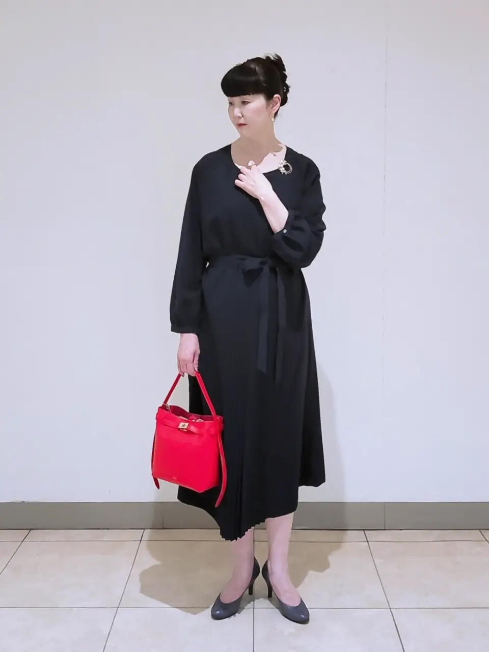 J.PRESS LADIES L スタッフ コーディネート画像