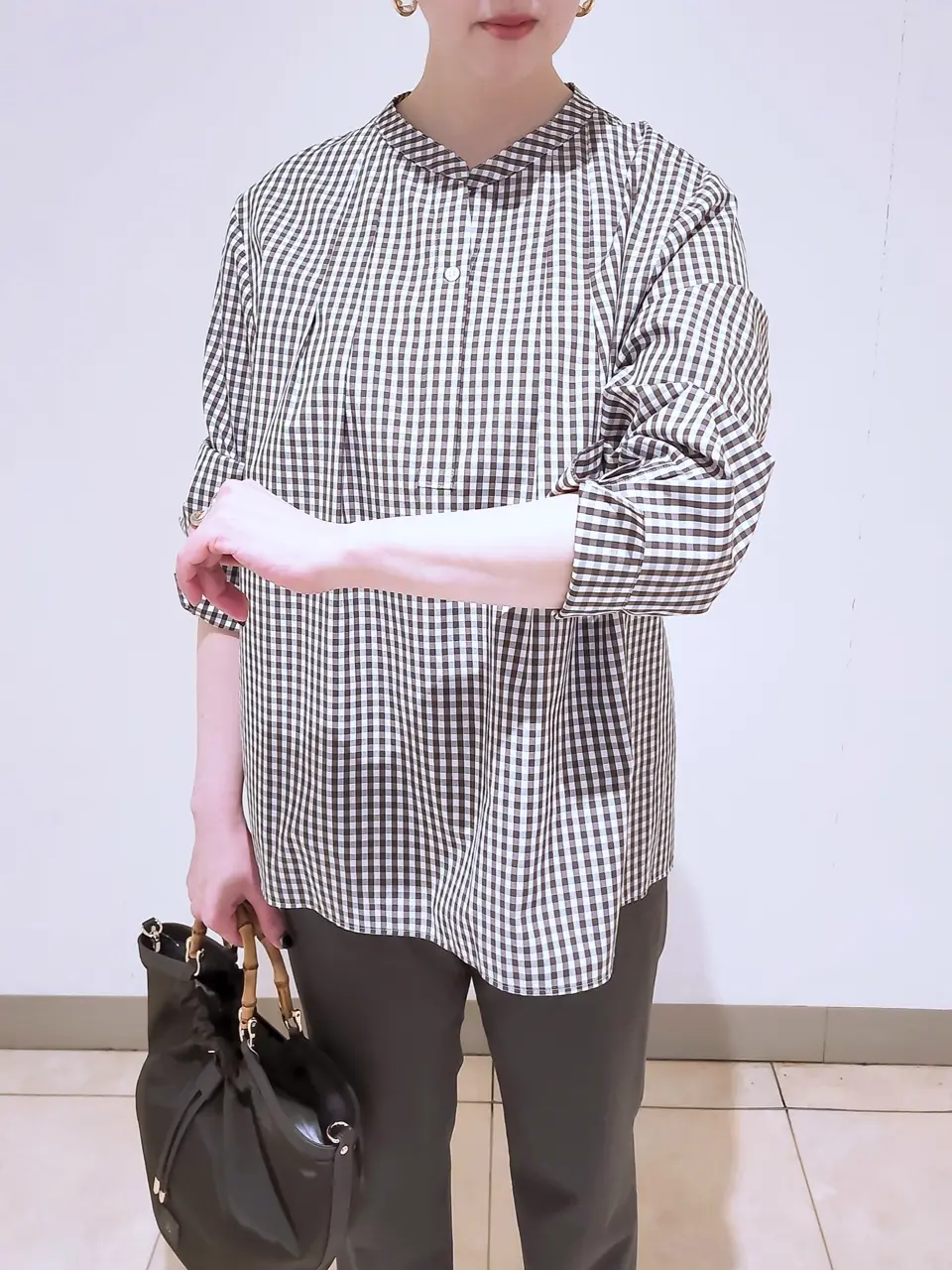 J.PRESS LADIES L スタッフ コーディネート画像