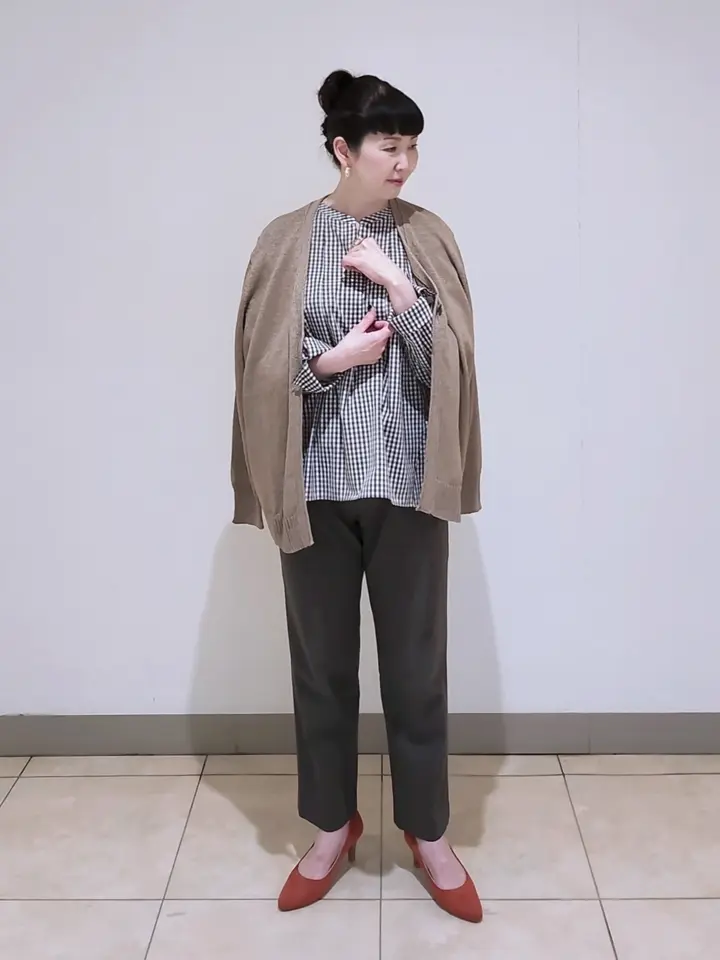 J.PRESS LADIES L スタッフ コーディネート画像