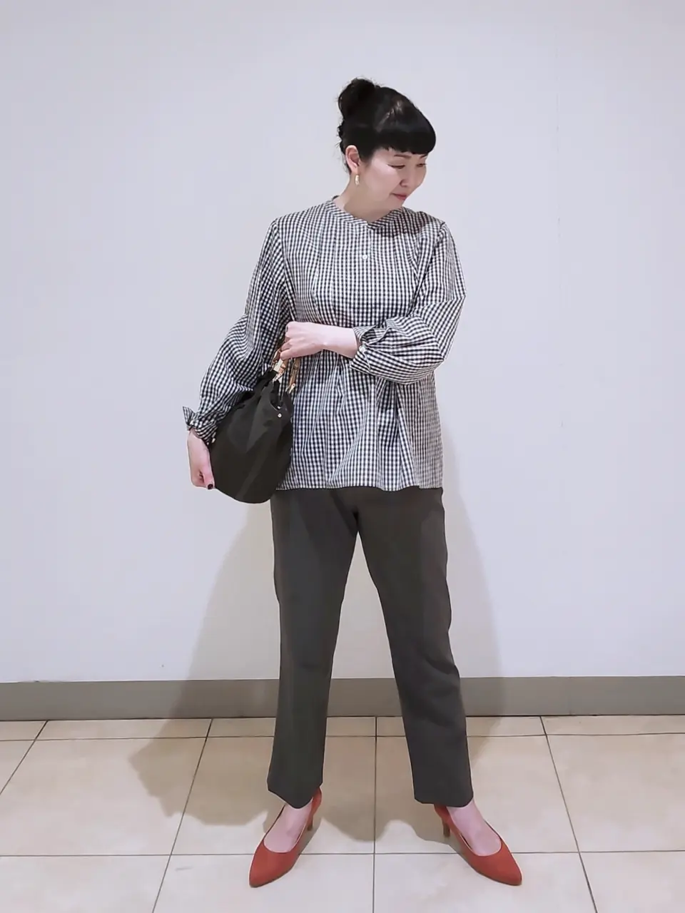 J.PRESS LADIES L スタッフ コーディネート画像