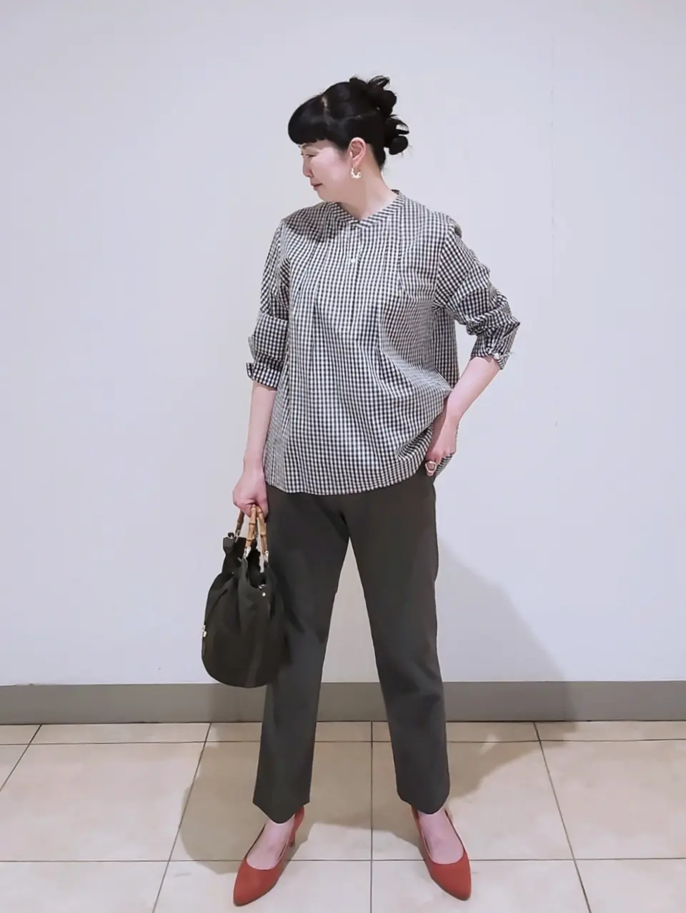 J.PRESS LADIES L スタッフ コーディネート画像