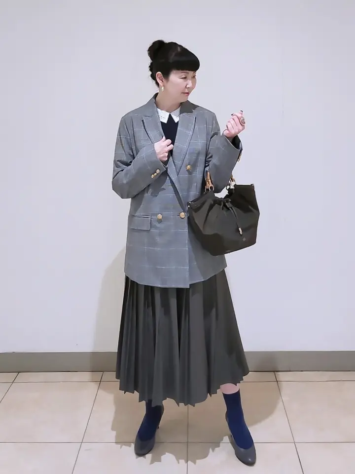 J.PRESS LADIES L スタッフ コーディネート画像