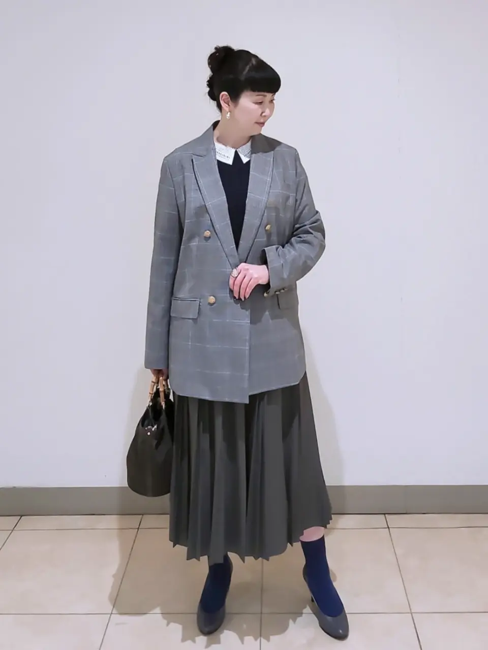 J.PRESS LADIES L スタッフ コーディネート画像