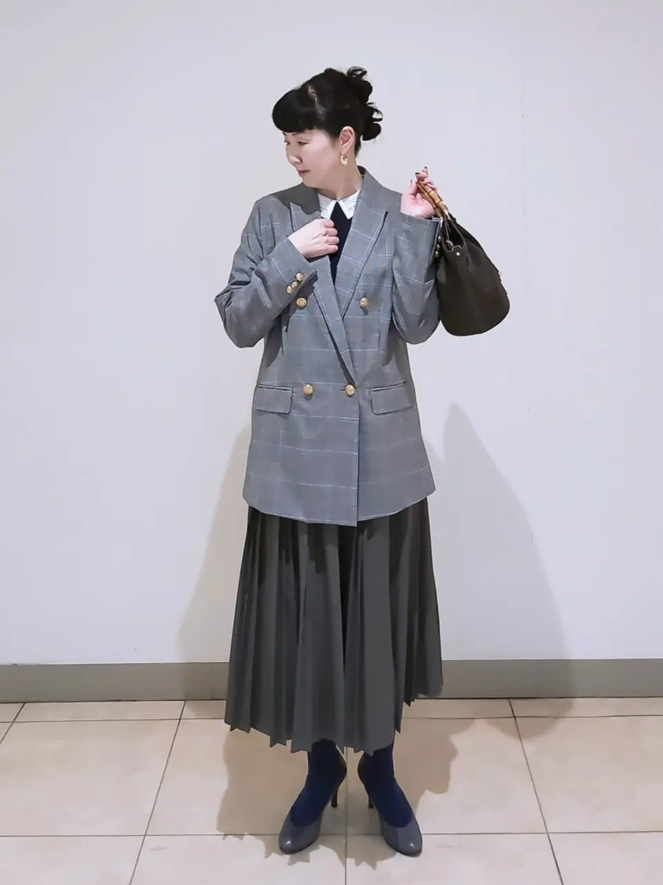 J.PRESS LADIES L スタッフ コーディネート画像