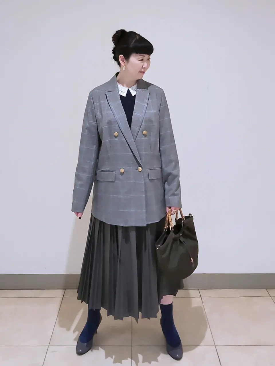 J.PRESS LADIES L スタッフ コーディネート画像