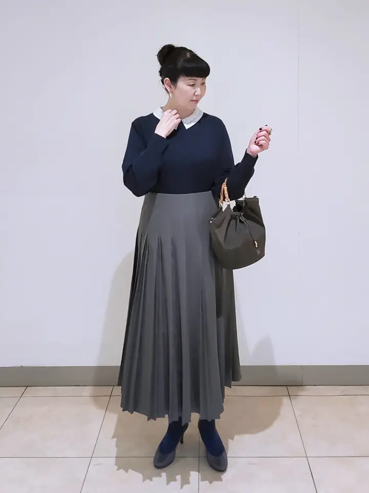 J.PRESS LADIES L スタッフ コーディネート画像