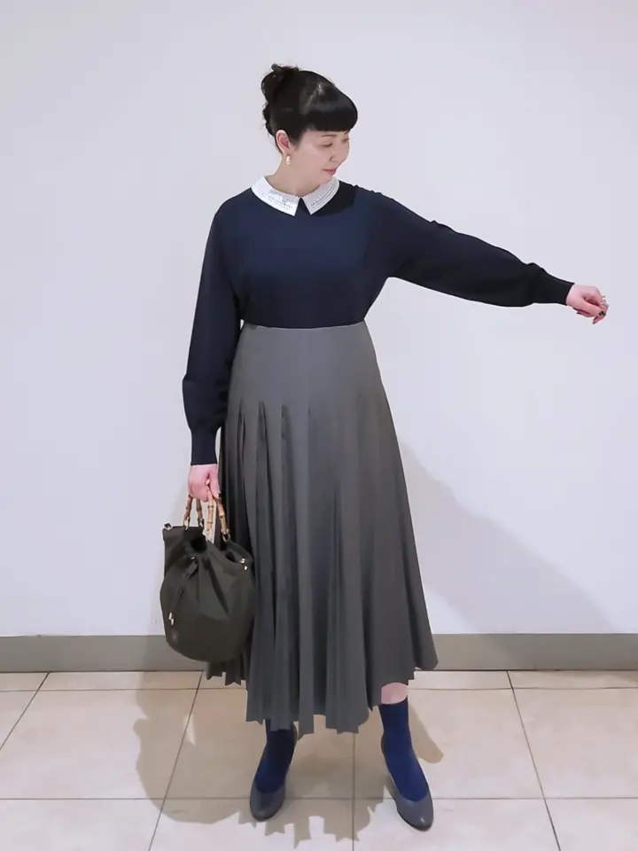 J.PRESS LADIES L スタッフ コーディネート画像