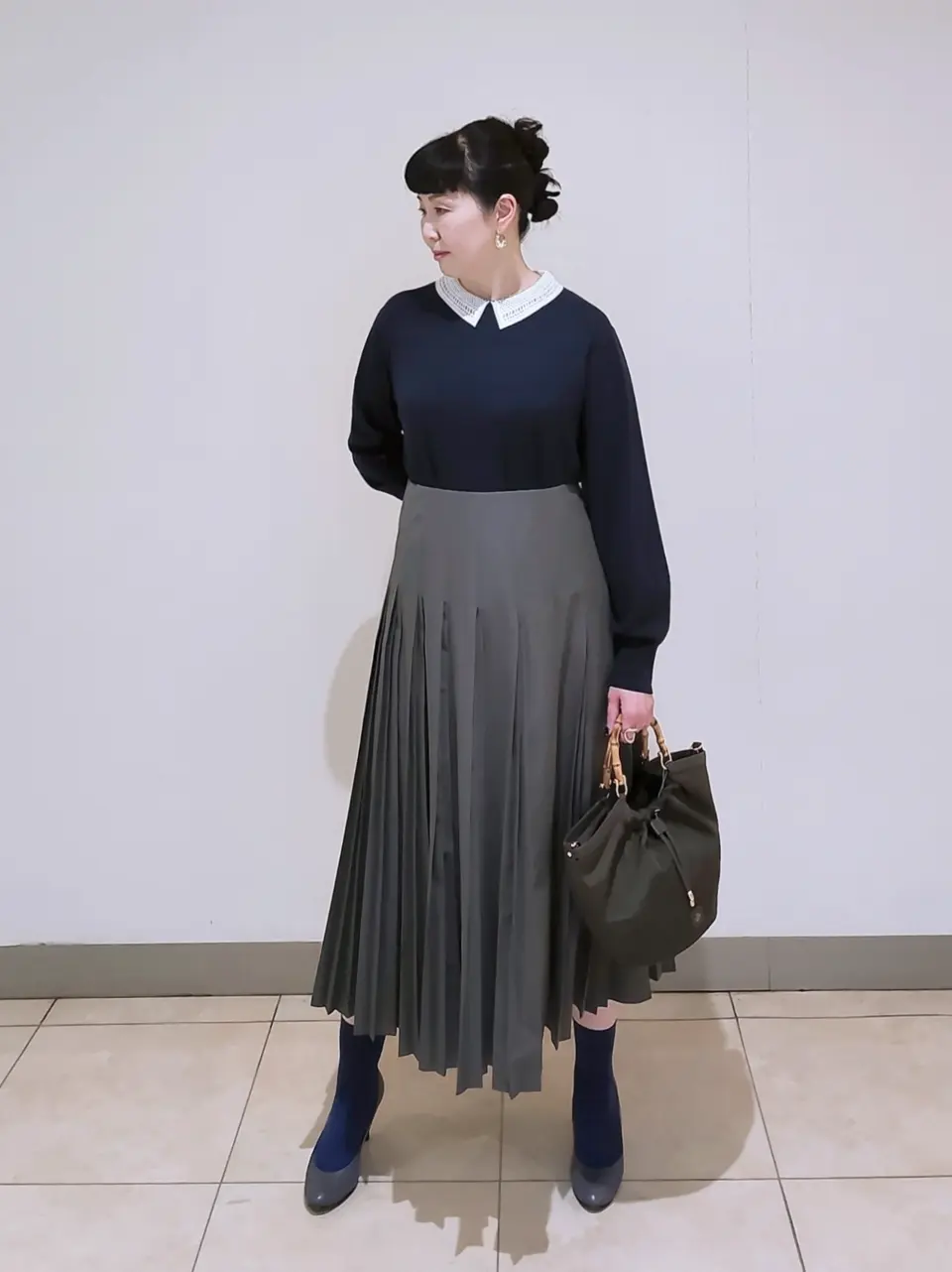 J.PRESS LADIES L スタッフ コーディネート画像