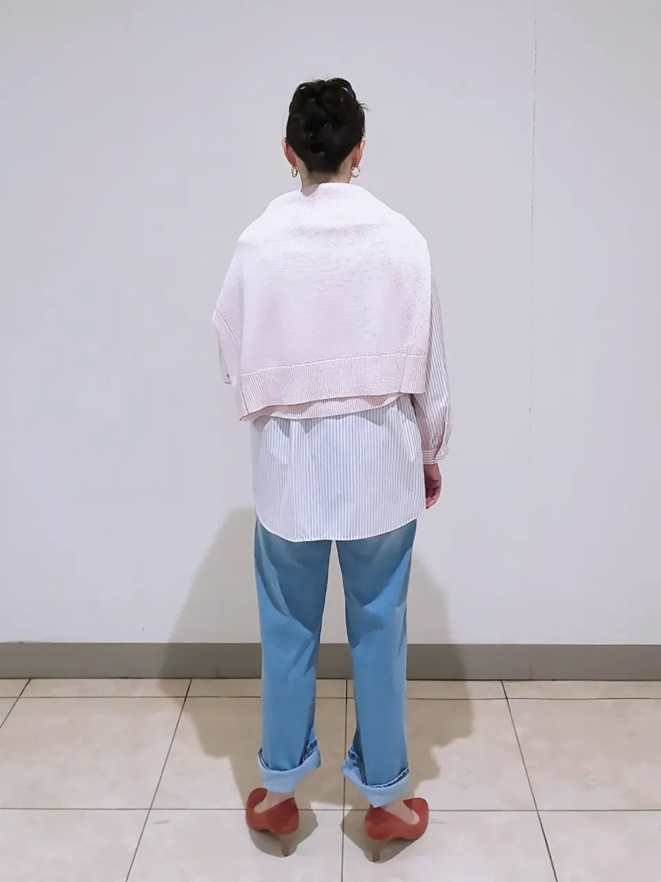 J.PRESS LADIES L スタッフ コーディネート画像