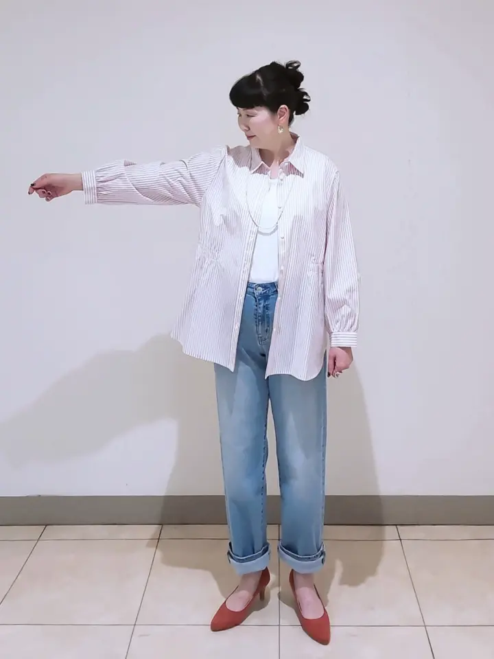 J.PRESS LADIES L スタッフ コーディネート画像