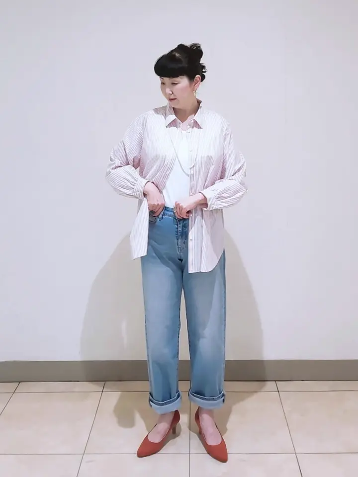 J.PRESS LADIES L スタッフ コーディネート画像