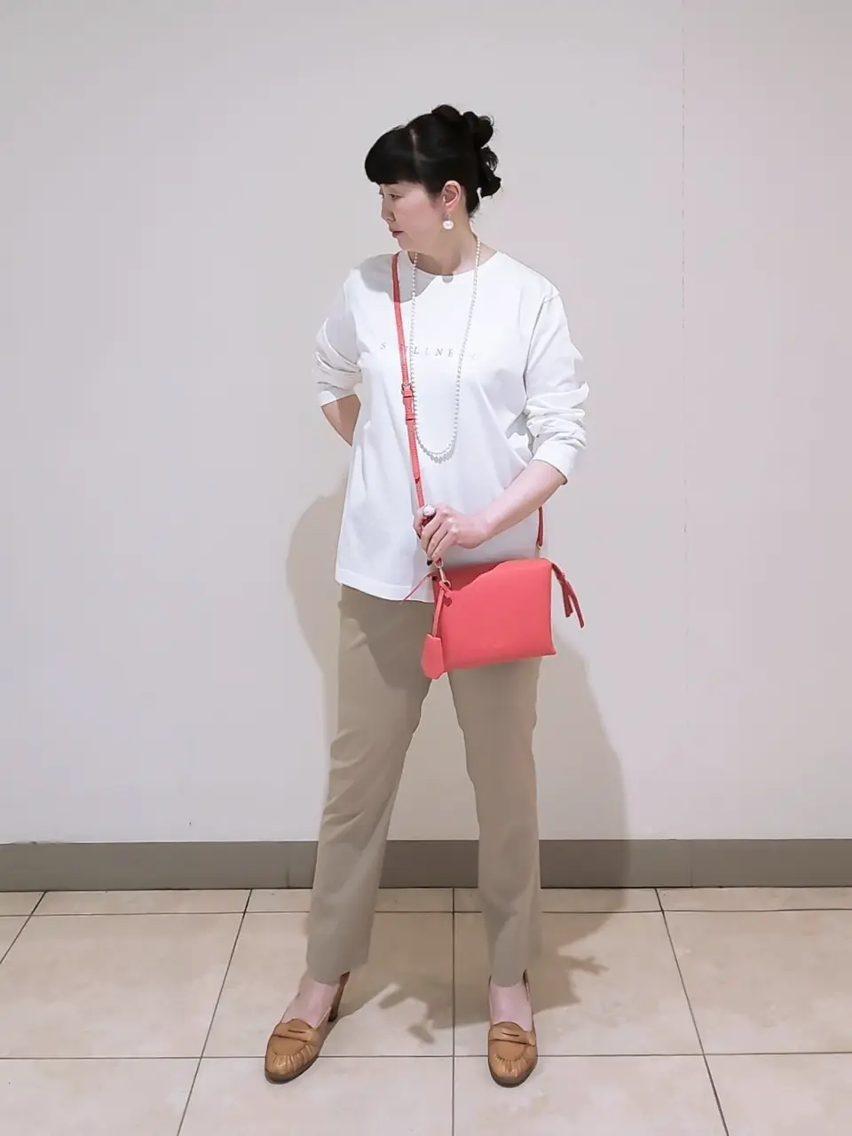 J.PRESS LADIES L スタッフ コーディネート画像