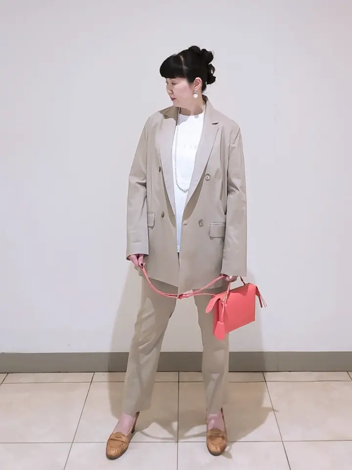 J.PRESS LADIES L スタッフ コーディネート画像