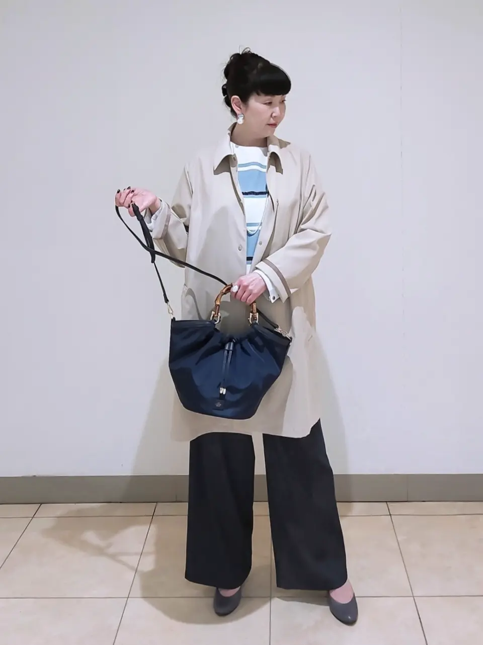 J.PRESS LADIES L スタッフ コーディネート画像