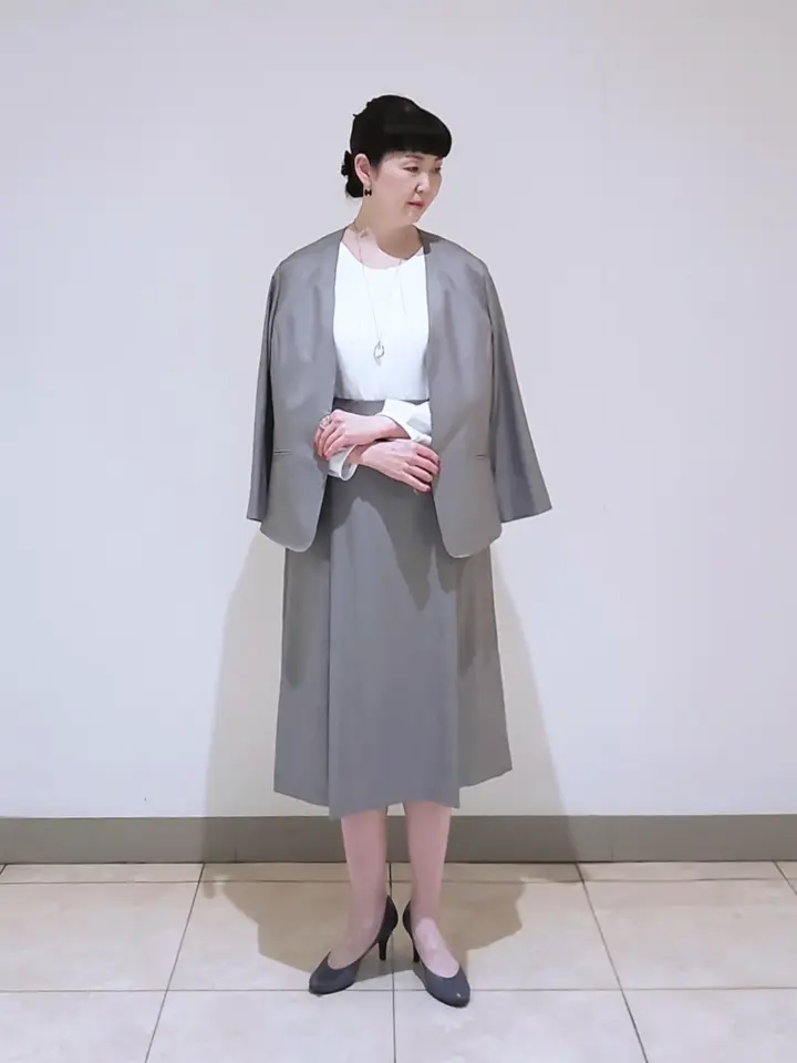 J.PRESS LADIES L スタッフ コーディネート画像