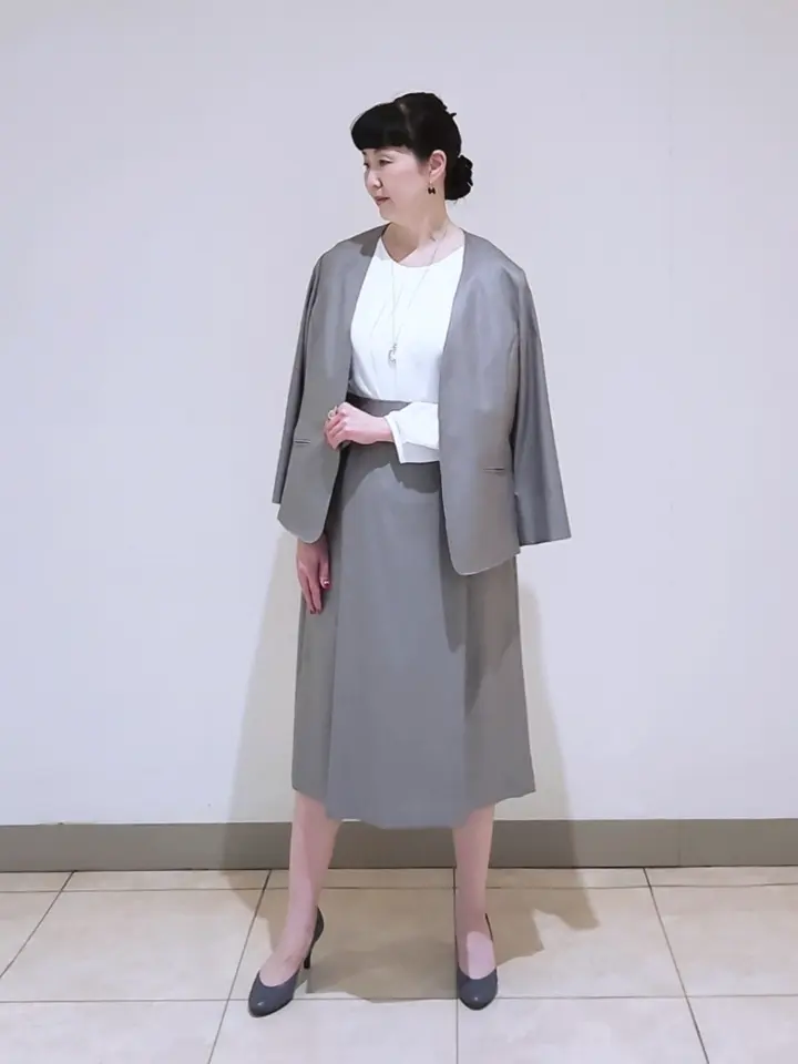 J.PRESS LADIES L スタッフ コーディネート画像