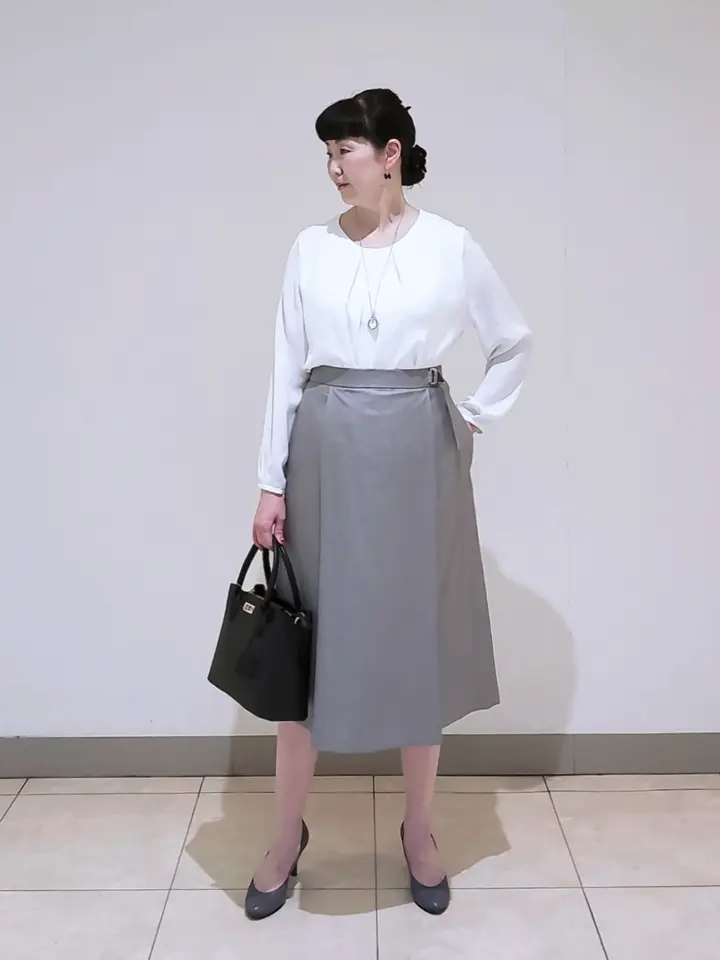 J.PRESS LADIES L スタッフ コーディネート画像