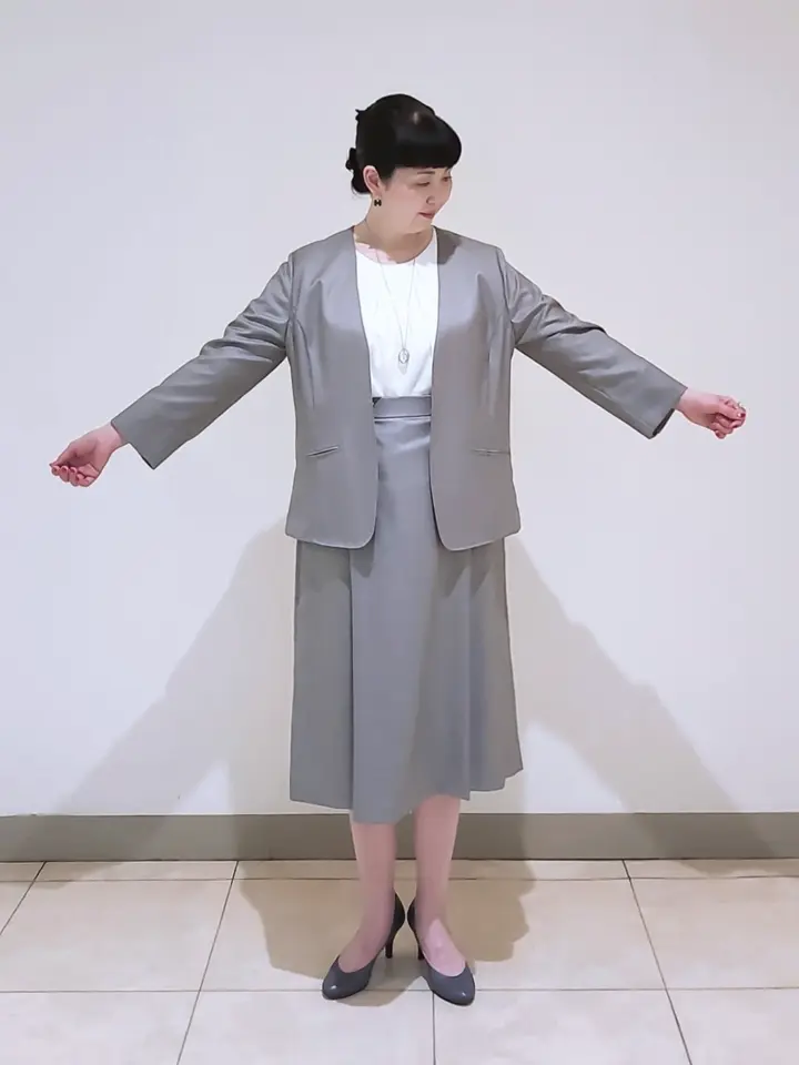 J.PRESS LADIES L スタッフ コーディネート画像