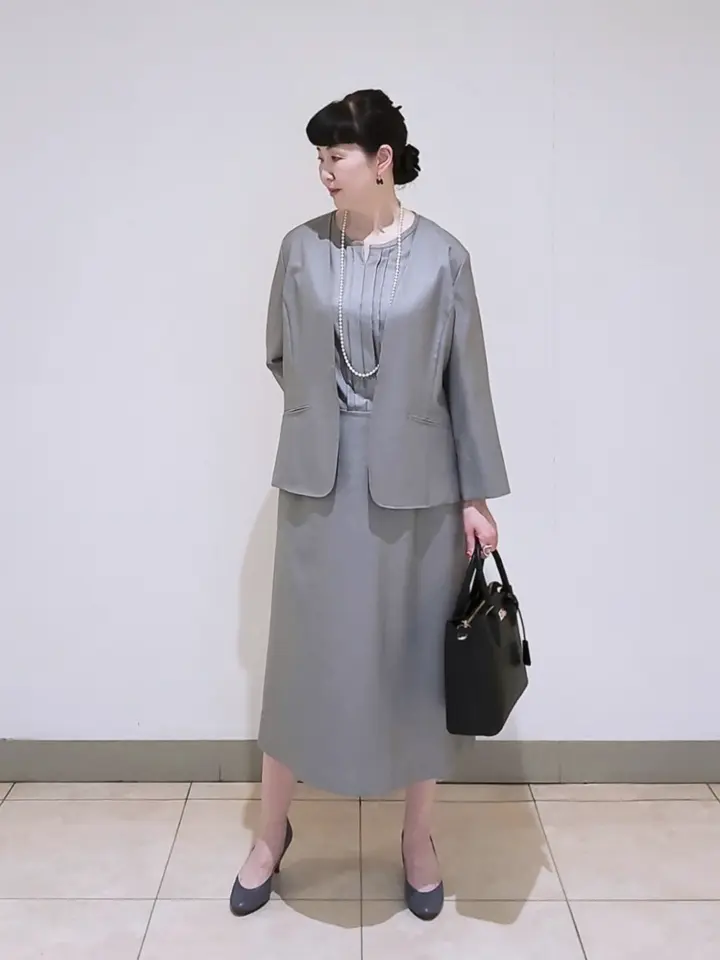 J.PRESS LADIES L スタッフ コーディネート画像