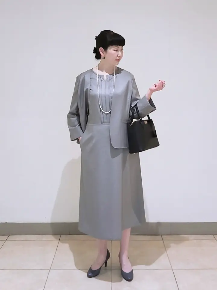 J.PRESS LADIES L スタッフ コーディネート画像