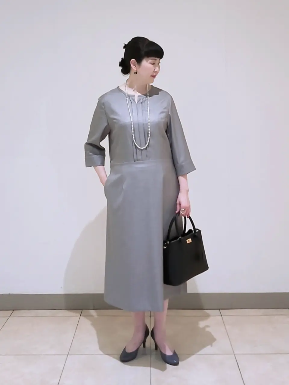 J.PRESS LADIES L スタッフ コーディネート画像