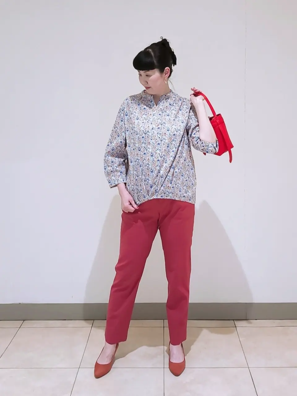 J.PRESS LADIES L スタッフ コーディネート画像